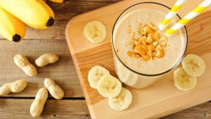 Günstige Rezepte, Erdnussbutter Banane Smoothie