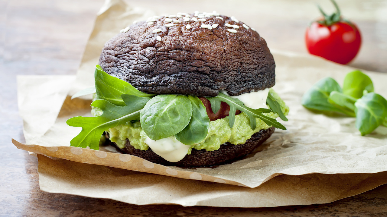 Pilz-Burger mit Portobello