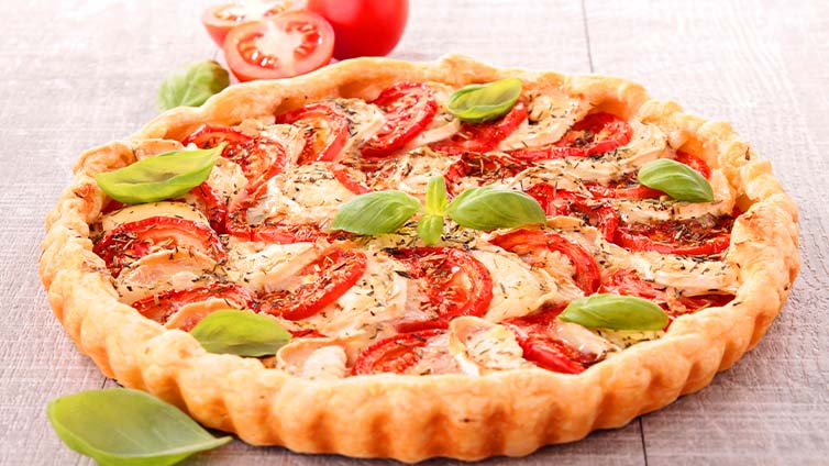 Tomaten-Mozzarella-Quiche