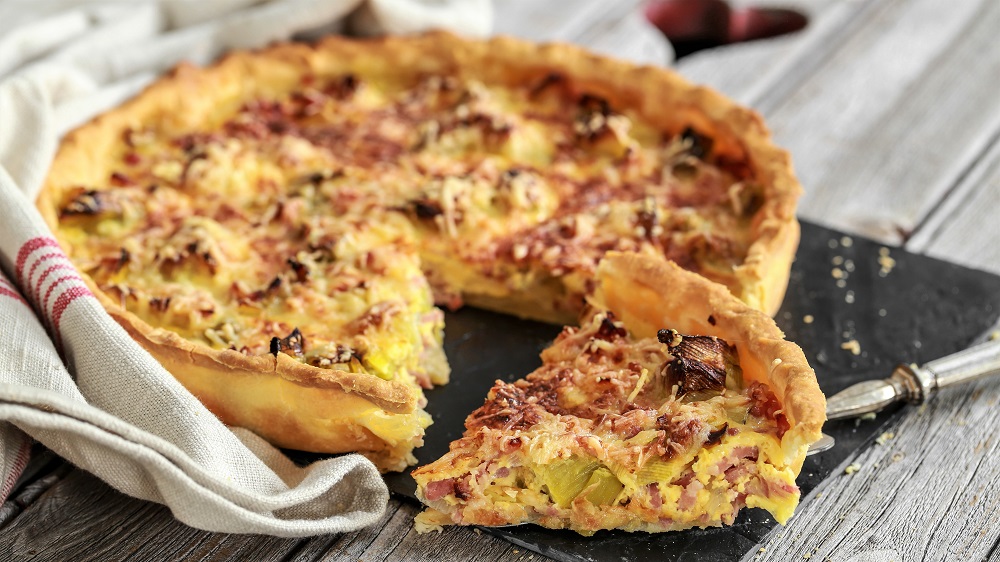 Deftig: Schinken-Sauerkraut-Quiche