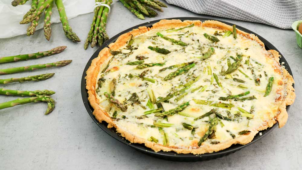 Spargel-Quiche