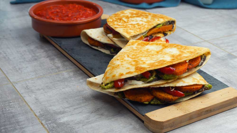 Gemüse Quesadillas