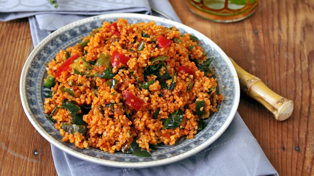 CousCous Salat auf einem Teller