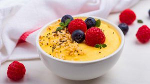 Günstige Rezepte: Polenta mit Beeren