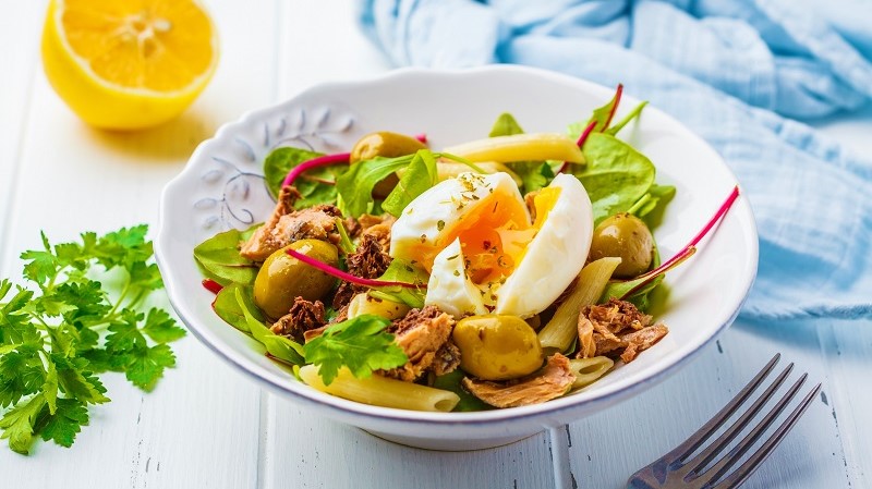 Sommerrezepte, Thunfischsalat mit Ei