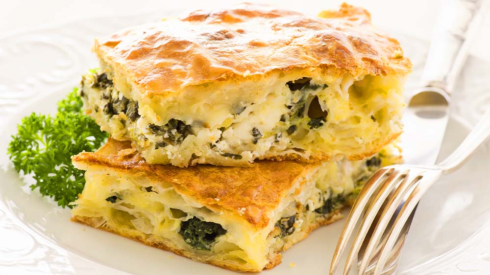 Börek mit Spinat & Schafskäse