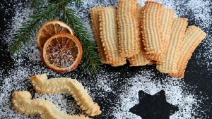 Weihnachtliches Spritzgebäck