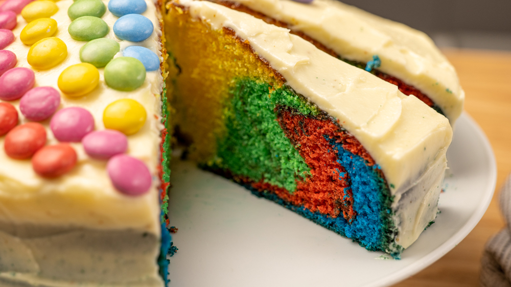 Regenbogen-kuchen