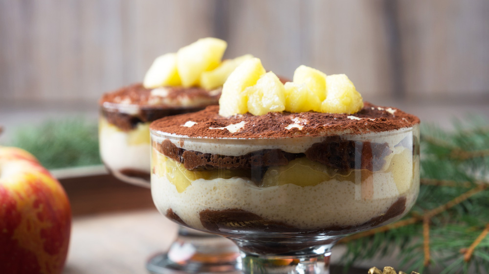 Bratapfel-Tiramisu