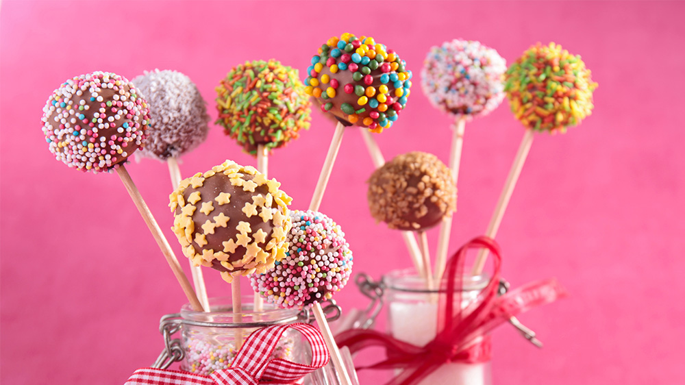 Bunte Cake Pops