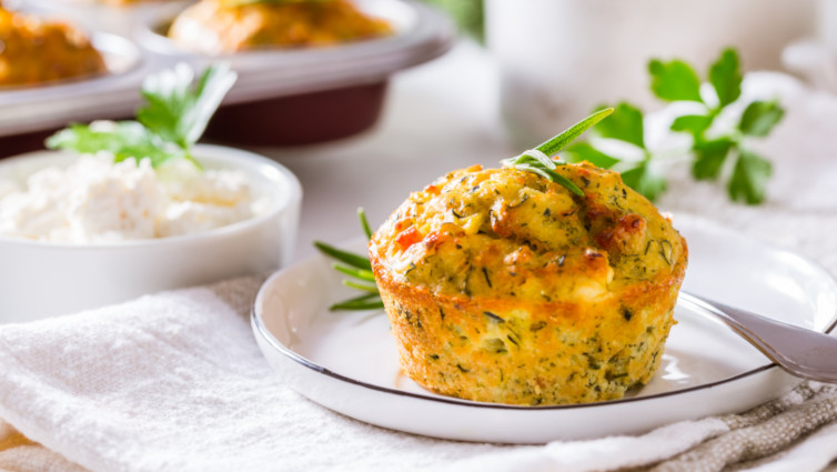 Fingerfood: Zucchini Muffins mit Feta