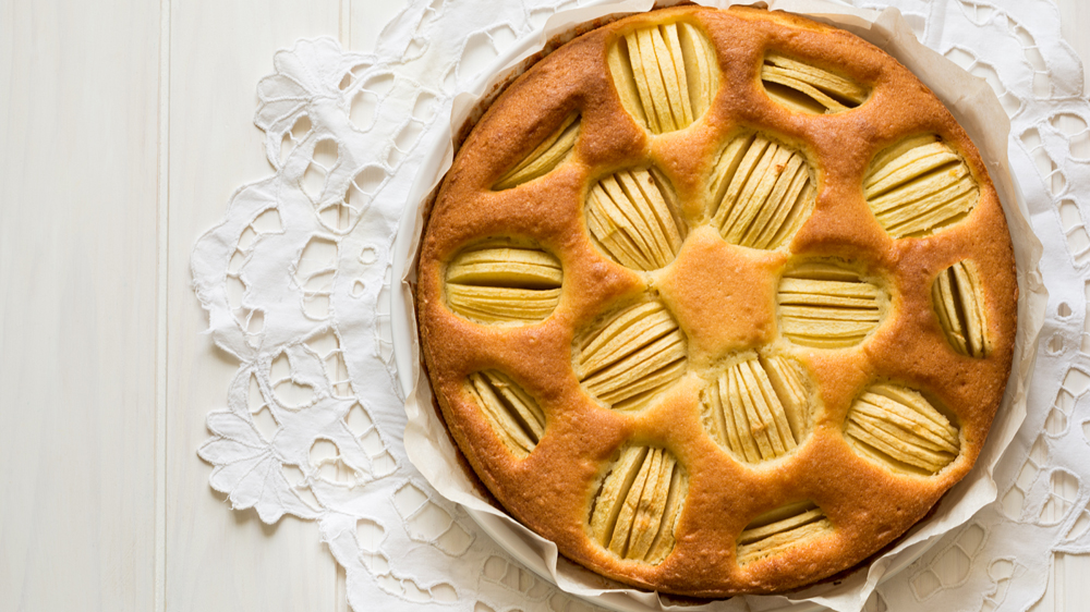 Versunkener Apfelkuchen