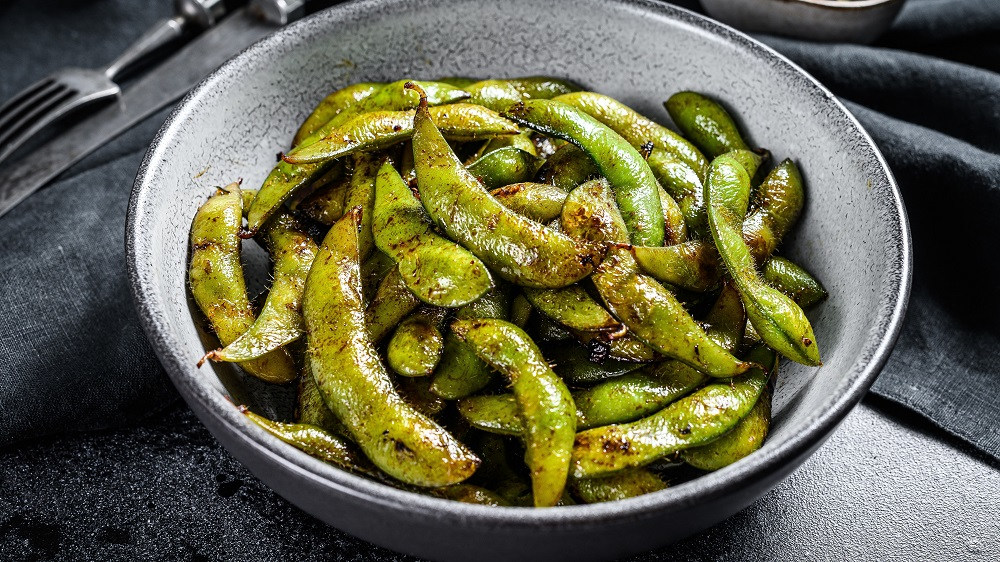 Edamame als Vorspeise