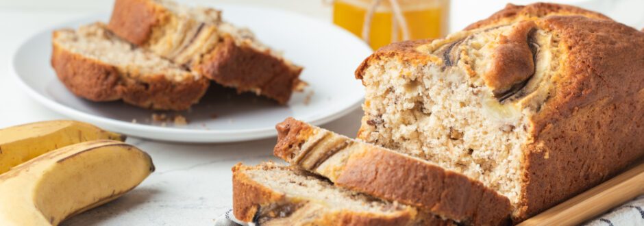 Bananenbrot ohne Zucker